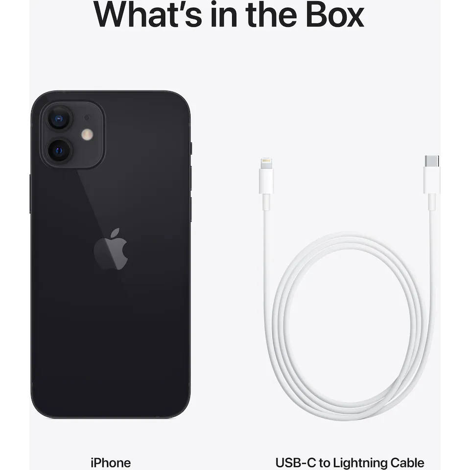 iPhone 12 - 256 GB - Svart